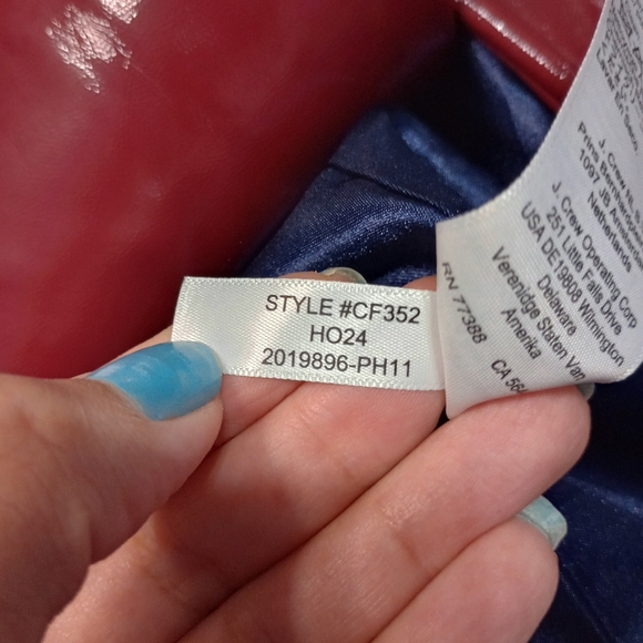 j. crew Collection Barn Jacket in patent faux leather - Picture 7 of 9